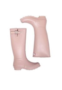 Hunter Kalosze HFW-006 Różowy. Kolor: różowy. Materiał: kauczuk #3