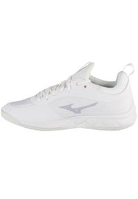 Damskie buty halowe Mizuno Wave Luminous Wos. Kolor: beżowy, biały, wielokolorowy. Materiał: materiał, syntetyk. Model: Mizuno Wave. Sport: siatkówka #2