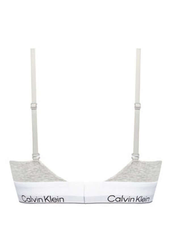 Calvin Klein Underwear Biustonosz braletka LV00QF8498 Szary. Kolor: szary. Materiał: bawełna