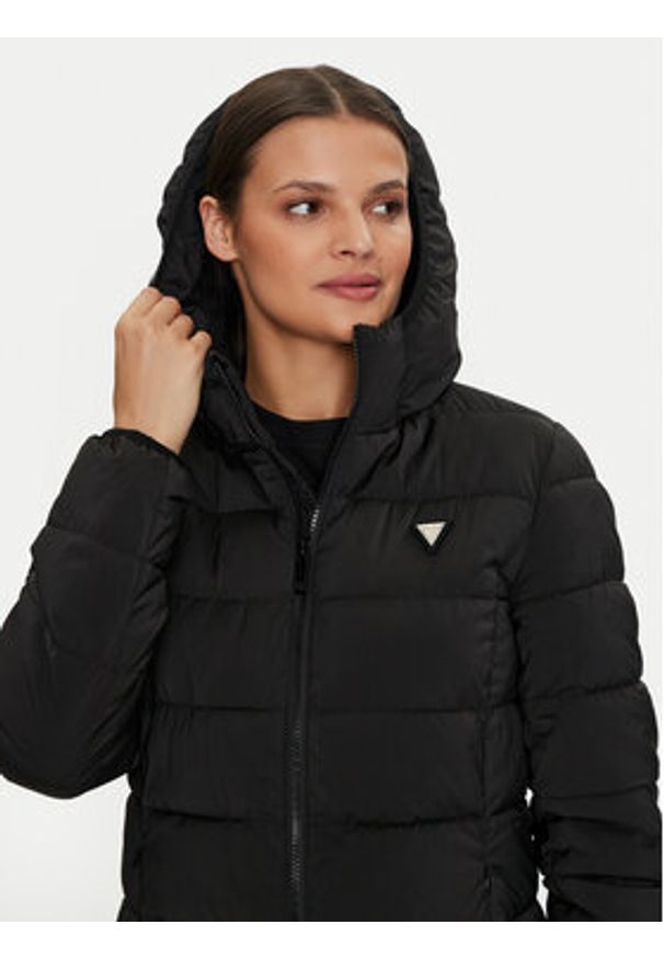 Guess Kurtka zimowa New Altea V4YL05 WF3X0 Czarny Regular Fit. Kolor: czarny. Materiał: syntetyk. Sezon: zima