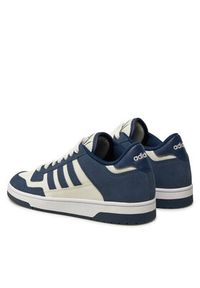 Adidas - adidas Sneakersy Rapid Court Low JP5254 Granatowy. Kolor: niebieski. Materiał: skóra #3