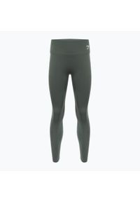 GYM SHARK - Legginsy treningowe damskie Gymshark Training Full Length. Kolor: zielony