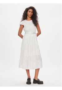 DKNY Sukienka codzienna DD3JA341 Biały Regular Fit. Okazja: na co dzień. Kolor: biały. Materiał: syntetyk. Typ sukienki: proste. Styl: casual #4