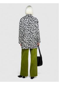 Sisley Spodnie materiałowe 453ULF040 Zielony Wide Leg. Kolor: zielony. Materiał: bawełna. Styl: street #6