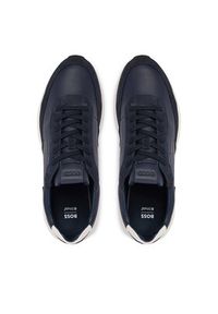 BOSS Sneakersy Vinston 50557837 Granatowy. Kolor: niebieski. Materiał: skóra #5