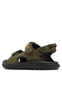 columbia - Columbia Sandały KONOS™ HIKER 3-STRAP 2121571 Zielony. Kolor: zielony. Materiał: materiał #5