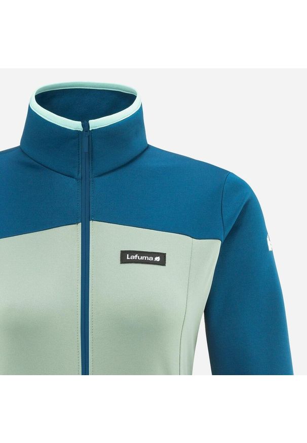 LAFUMA - Damski sweter polarowy Lafuma Shift F-Zip. Kolor: zielony, szary, wielokolorowy. Materiał: polar. Sport: turystyka piesza