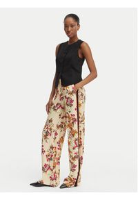 SIMONA CORSELLINI - Simona Corsellini Spodnie materiałowe P26CPPA02001 Kolorowy Regular Fit. Materiał: wiskoza. Wzór: kolorowy #2