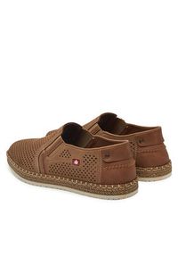 Rieker Espadryle B5297-64 Brązowy. Kolor: brązowy. Materiał: skóra #7