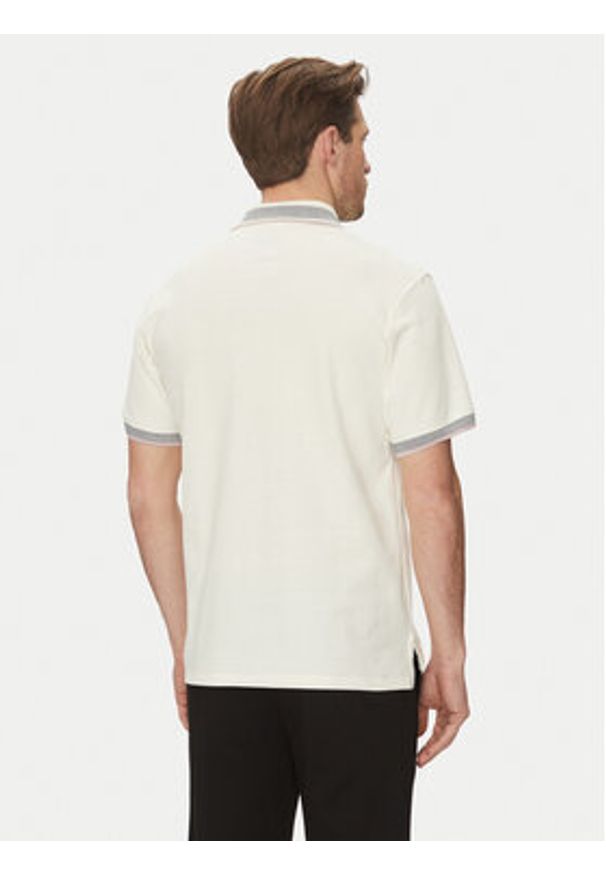 Blend Polo 20717916 Biały Regular Fit. Typ kołnierza: polo. Kolor: biały. Materiał: bawełna