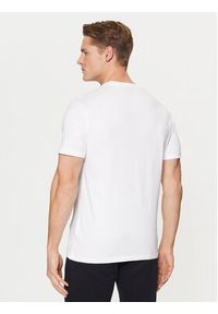Guess T-Shirt M5RI12 J1314 Biały Slim Fit. Kolor: biały. Materiał: bawełna