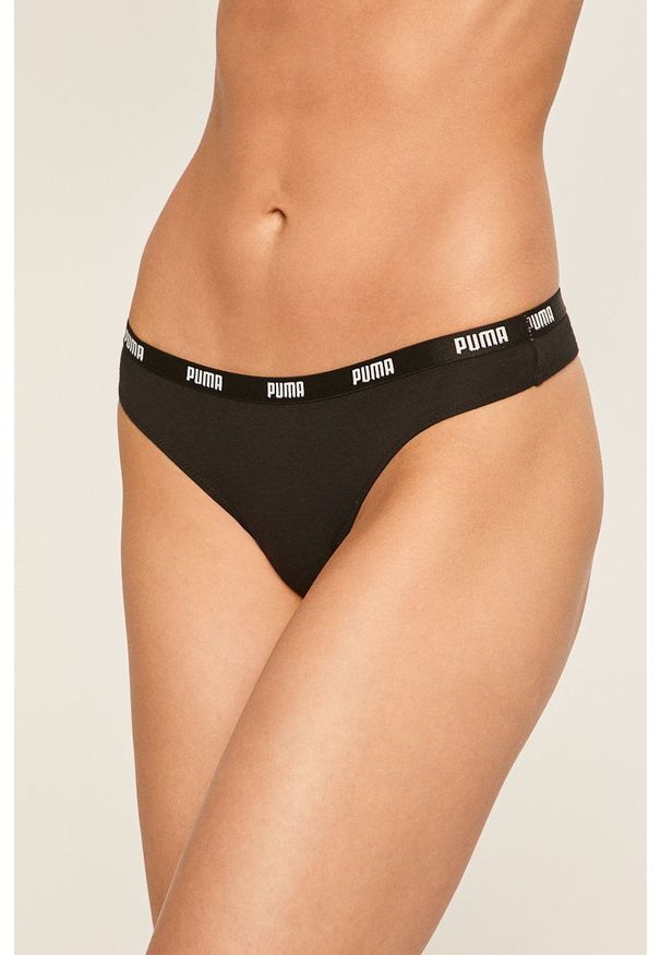 Puma - Stringi (3-pack). Kolor: czarny
