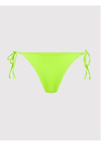 Guess Dół od bikini E02O21 MC044 Zielony. Kolor: zielony. Materiał: syntetyk