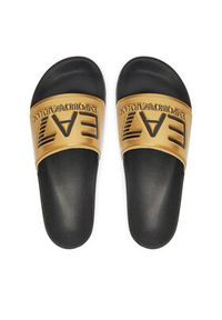 EA7 Emporio Armani Klapki 7X000108 AF15118 MZ097 Złoty. Kolor: złoty #5