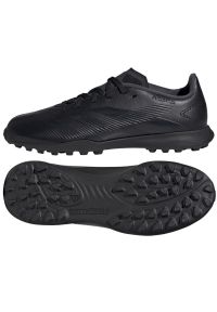 Adidas - Buty adidas Predator League L Tf Jr IG5443 czarne. Kolor: czarny. Materiał: syntetyk, materiał. Szerokość cholewki: normalna #7