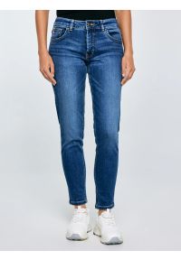 Big-Star - Jeansy damskie niebieskie Maggie 356. Okazja: na co dzień. Kolor: niebieski. Styl: klasyczny, casual