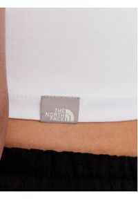 The North Face T-Shirt NF0A55AO Biały Cropped Fit. Kolor: biały. Materiał: bawełna