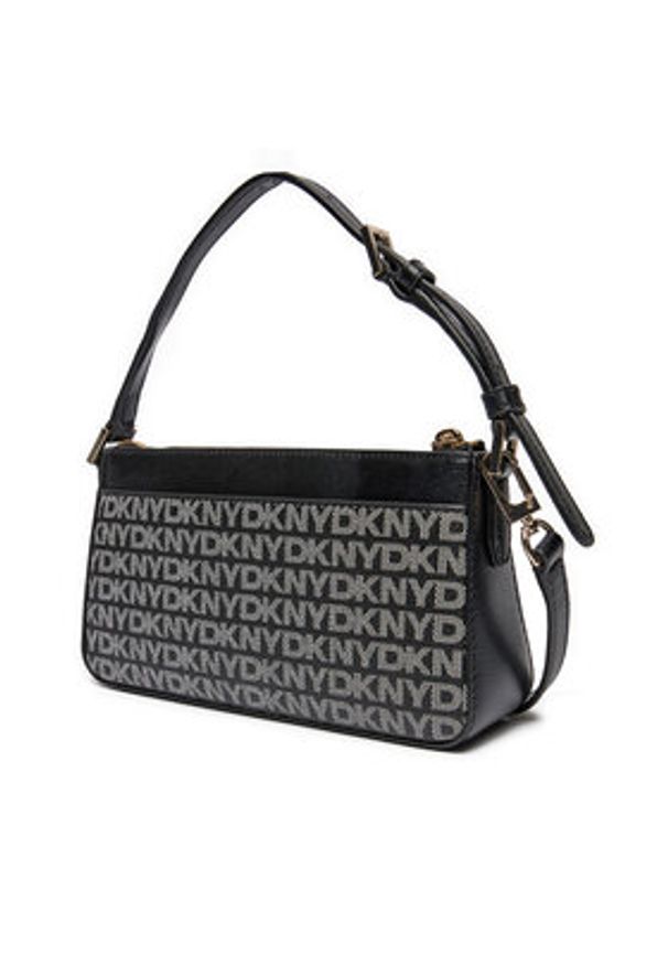 DKNY Torebka Bryant Ave Tz Demi C R42HYE18 Czarny. Kolor: czarny. Materiał: skórzane