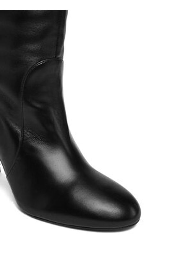 Stuart Weitzman Kozaki Babette Turbo SL545 Czarny. Kolor: czarny. Materiał: skóra