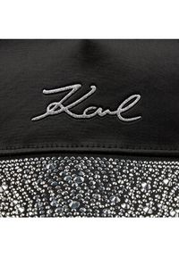 Karl Lagerfeld - KARL LAGERFELD Czapka z daszkiem 240W3413 Czarny. Kolor: czarny. Materiał: materiał #3