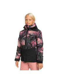 Roxy - Kurtka snowboardowa dziecięca ROXY Silverwinter Girl. Kolor: czarny. Sezon: zima. Sport: snowboard