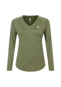 DARE 2B - Damska Koszulka Z Długim Rękawem Discern. Kolor: zielony. Długość rękawa: długi rękaw. Długość: długie. Sport: turystyka piesza #1
