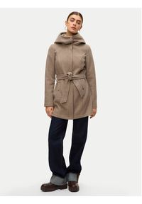 Vero Moda Płaszcz przejściowy Popliva 10310779 Beżowy Regular Fit. Kolor: beżowy. Materiał: syntetyk #3