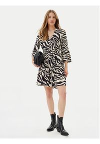 Vero Moda Sukienka codzienna Melba 10329936 Czarny Loose Fit. Okazja: na co dzień. Kolor: czarny. Materiał: wiskoza. Typ sukienki: proste. Styl: casual