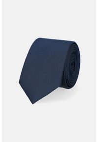 Lancerto - Krawat Granatowy. Kolor: niebieski. Materiał: mikrofibra