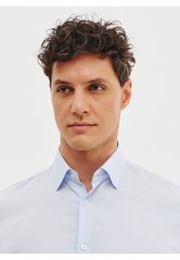 Pako Lorente - PAKO LORENTE – Błękitna koszula bawełniana. Kolor: niebieski. Materiał: bawełna. Długość rękawa: długi rękaw. Długość: długie. Sezon: wiosna, lato #3