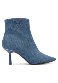 Botki DKNY. Kolor: niebieski