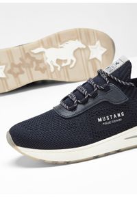 Sneakersy Mustang bonprix ciemnoniebieski. Kolor: niebieski. Materiał: syntetyk, materiał #4