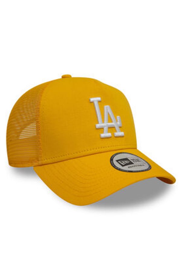 New Era Czapka z daszkiem La Dodgers League Essential 9Forty 60595189 Żółty. Kolor: żółty. Materiał: materiał, bawełna