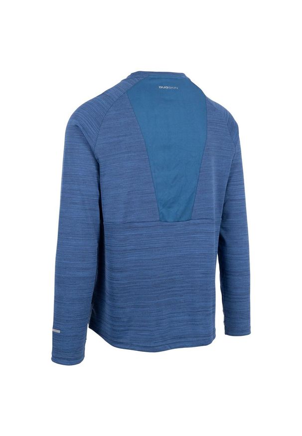 TRESPASS - T-shirt Sportowy Męski Adamo. Kolor: szary, fioletowy, niebieski, wielokolorowy. Sport: turystyka piesza