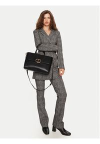 TwinSet - TWINSET Torebka Brera 242TD8293 Czarny. Kolor: czarny. Materiał: skórzane