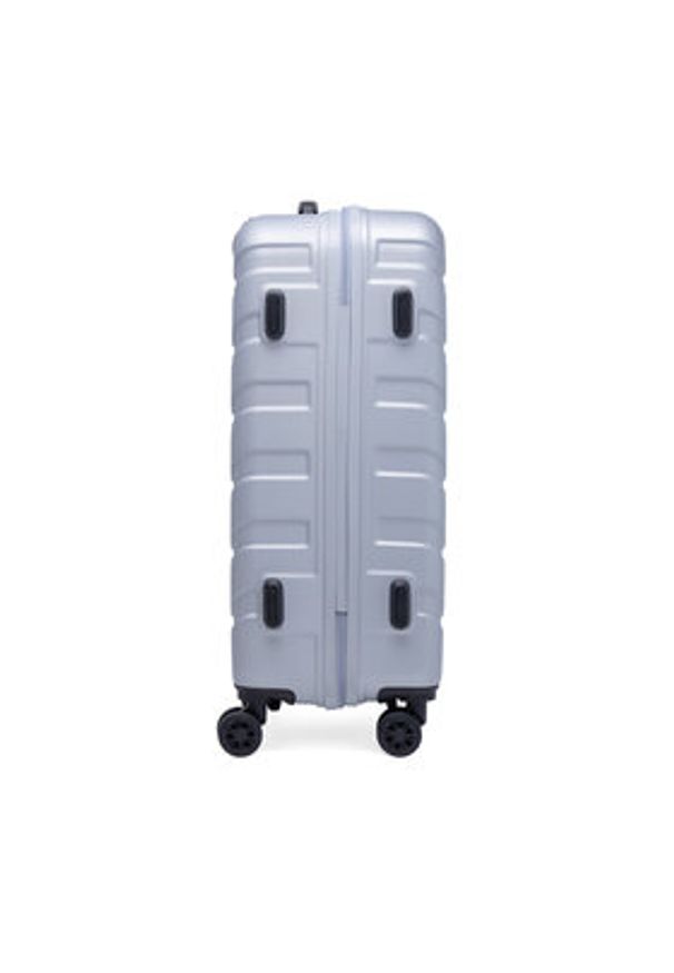 Gino Rossi - GINO ROSSI Walizka średnia CEO-GIN-M-003-05-SILVER2 Srebrny. Kolor: srebrny