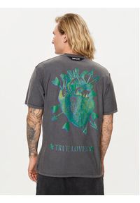 Just Cavalli T-Shirt 76OAHE03 Szary Regular Fit. Kolor: szary. Materiał: bawełna #4