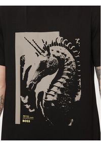 BOSS - Boss T-Shirt Te_Sea_Horse 50515626 Czarny Regular Fit. Kolor: czarny. Materiał: bawełna