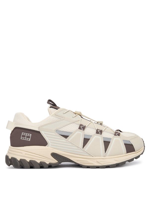 Tommy Jeans Sneakersy Tjm Outdoor Runner EM0EM01667 Écru. Materiał: skóra. Sport: outdoor