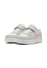 Puma - Sneakersy PUMA Caven 2.0 Block dla małych dzieci PUMA. Kolor: różowy, biały, wielokolorowy, beżowy. Sezon: lato. Sport: turystyka piesza