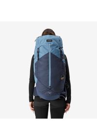 SIMOND - Plecak trekkingowy damski Forclaz MT100 Easyfit 60 litrów. Kolor: szary, niebieski, wielokolorowy. Materiał: tkanina, poliester. Styl: sportowy