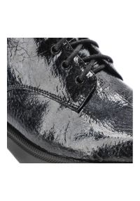 Niebieskie Botki S.Barski Ocieplane Buty Damskie. Okazja: na co dzień. Zapięcie: sznurówki. Kolor: niebieski. Obcas: na obcasie. Styl: casual, klasyczny. Wysokość obcasa: średni #3