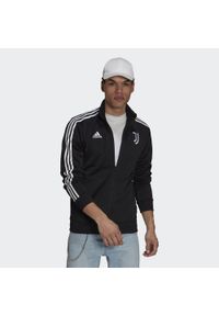 Bluza sportowa męska Adidas Juventus 3-Striper. Kolor: czarny, biały, wielokolorowy. Materiał: poliester. Sport: piłka nożna
