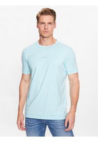 BOSS - Boss T-Shirt 50477433 Niebieski Regular Fit. Kolor: niebieski. Materiał: bawełna