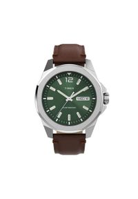 Zegarek Timex Essex TW2W14000 Green/Brown. Kolor: brązowy