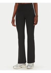 GIRLFRIEND COLLECTIVE - Girlfriend Collective Legginsy Rib Flare 4038RIB Czarny Slim Fit. Kolor: czarny. Materiał: syntetyk