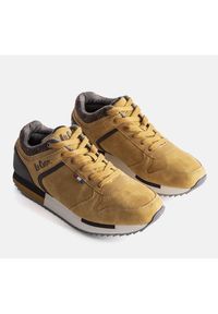 Lee Cooper Brązowe sneakersy LCJ-21-29-0643M. Okazja: na co dzień. Kolor: brązowy. Materiał: materiał, syntetyk. Szerokość cholewki: normalna #4