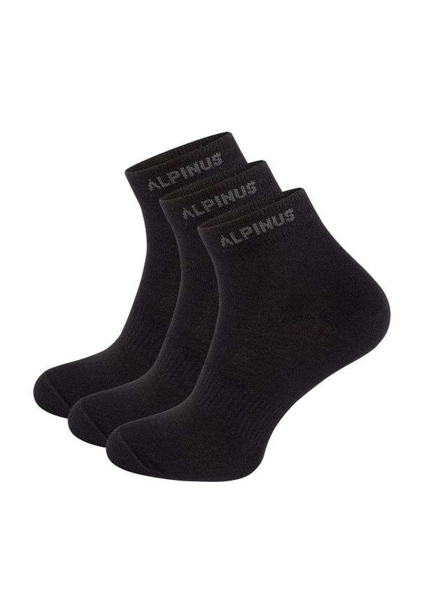 Skarpety Alpinus Split 3 pary Coolmax. Kolor: czarny. Sport: turystyka piesza