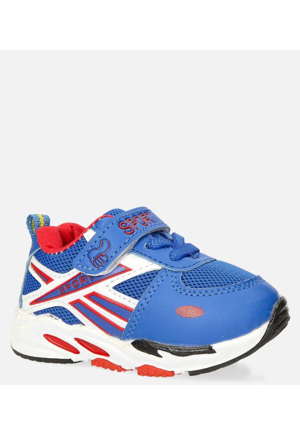 Casu - Niebieskie buty sportowe na rzep casu 20p15/m. Zapięcie: rzepy. Kolor: niebieski