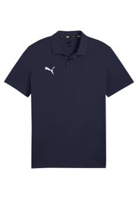 Koszulka sportowa męska Puma Team Goal Casuals Polo. Typ kołnierza: polo. Kolor: niebieski